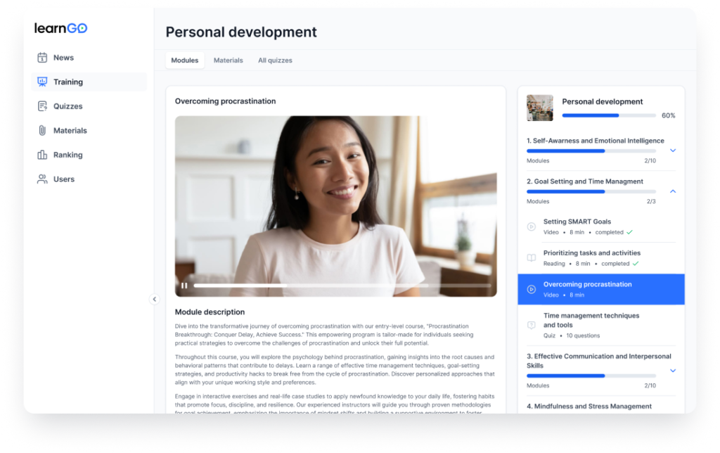 The all-in-one Learning management platform for